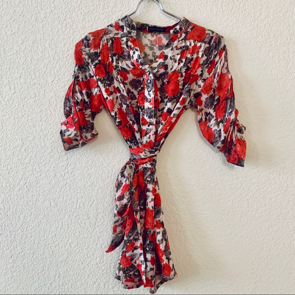 LOVE CULTURE | floral blouse